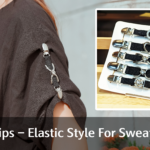 Dress Clips – Elastic Rhinestone Style For Sweater Clips, and Shawl Clip, Lady Cinch Loose Cloth 2